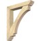 Ekena Millwork Imperial Slat Rough Sawn Bracket w/ Offset Brace, Douglas Fir, 6"W x 32"D x 36"H BKT0604X32X36IMP06RDF - alternate 1